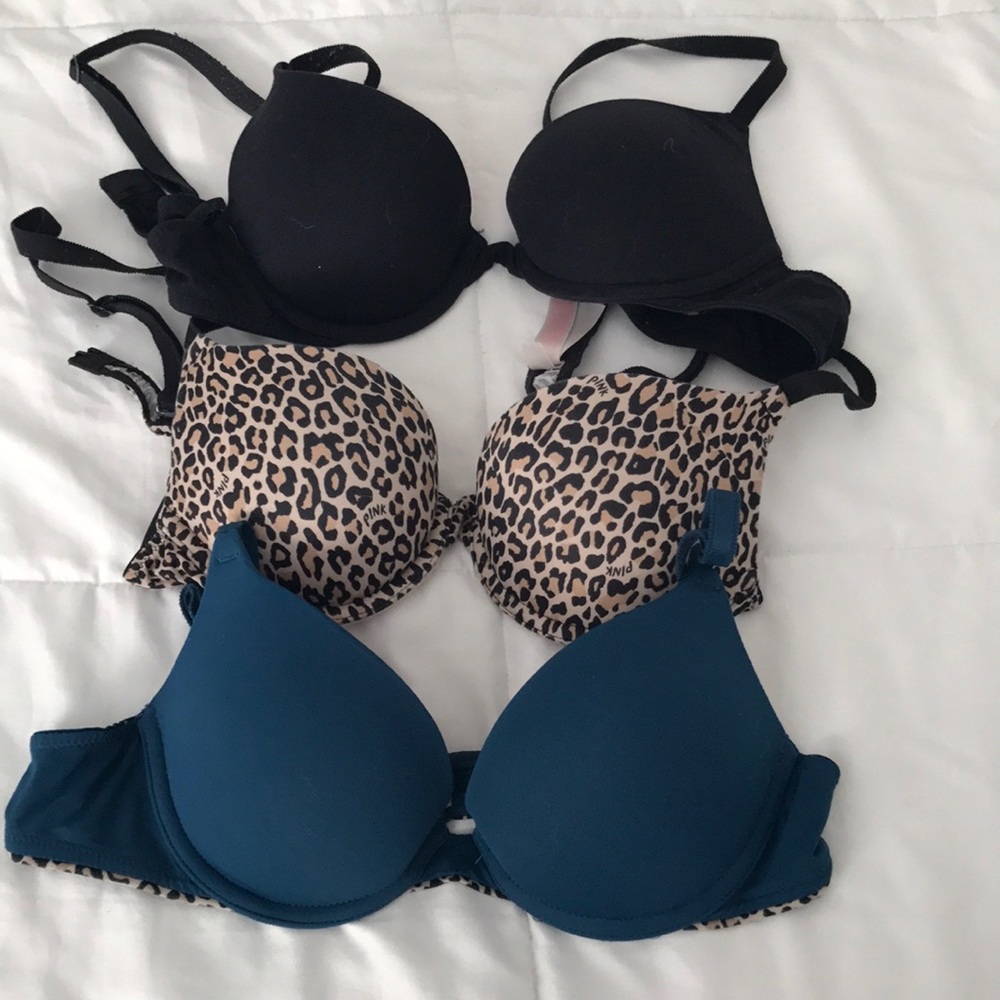 Bundle of Pink Victoria secret bras